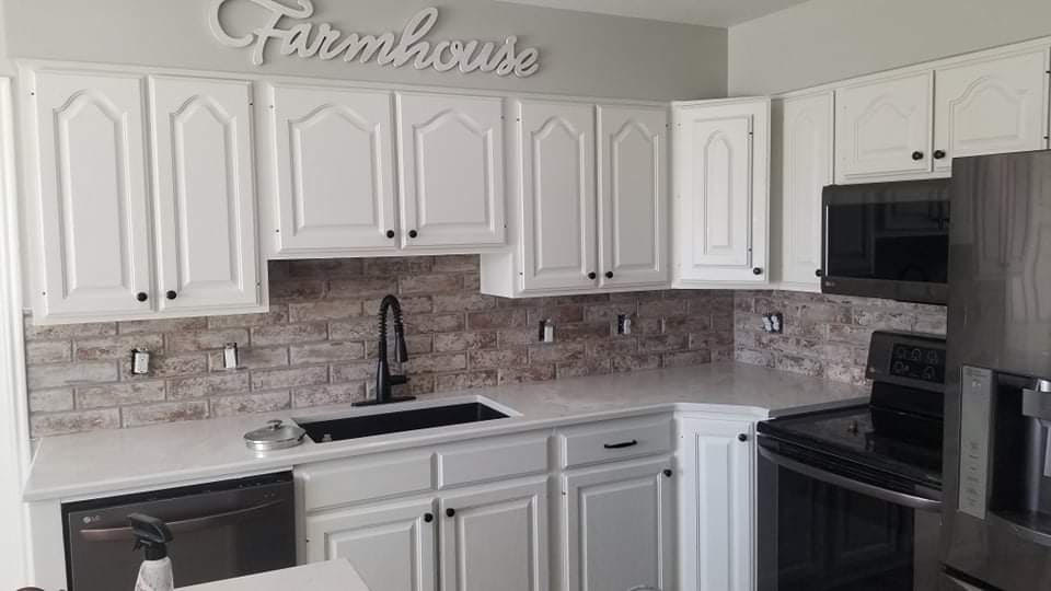 Tile backsplash